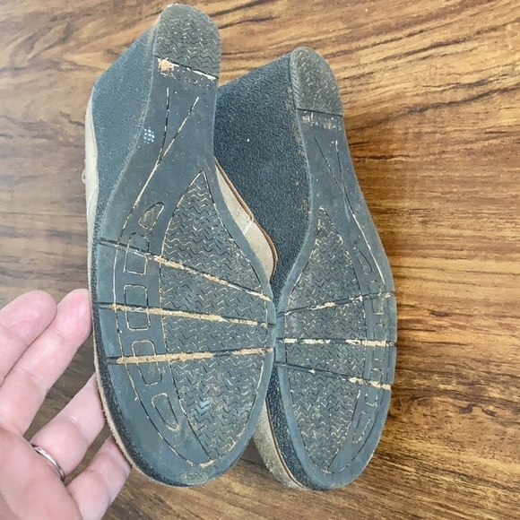 Sperry Harlow suede leather wedge booties size 8.5 - Picture 6 of 7